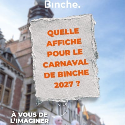 Concours d’affiche du Carnaval de Binche 2027 : à vos créations !